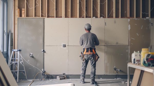 Quels sont les avantages d'utiliser des bandes résilientes pour la fixation des plaques de plâtre ?